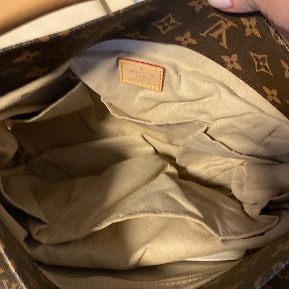 Designer inspired Brown and Tan tote - Picture 3 of 3